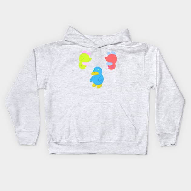 Spring ducks Kids Hoodie by EduardoRamon